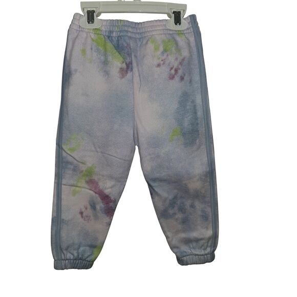 Adidas Toddler Girls 2T Jogger Pants Tie-Dye Blue Sweatpants NWT - Picture 9 of 11